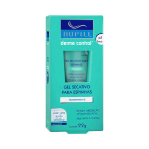 Gel Secativo de Espinhas Nupill Derme Control Transparente 22g