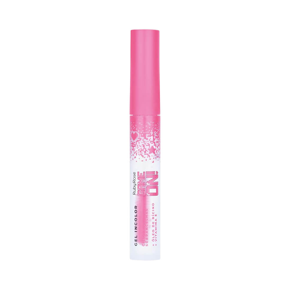 Gel para Cílios e Sobrancelhas Ruby Rose Game On Incolor