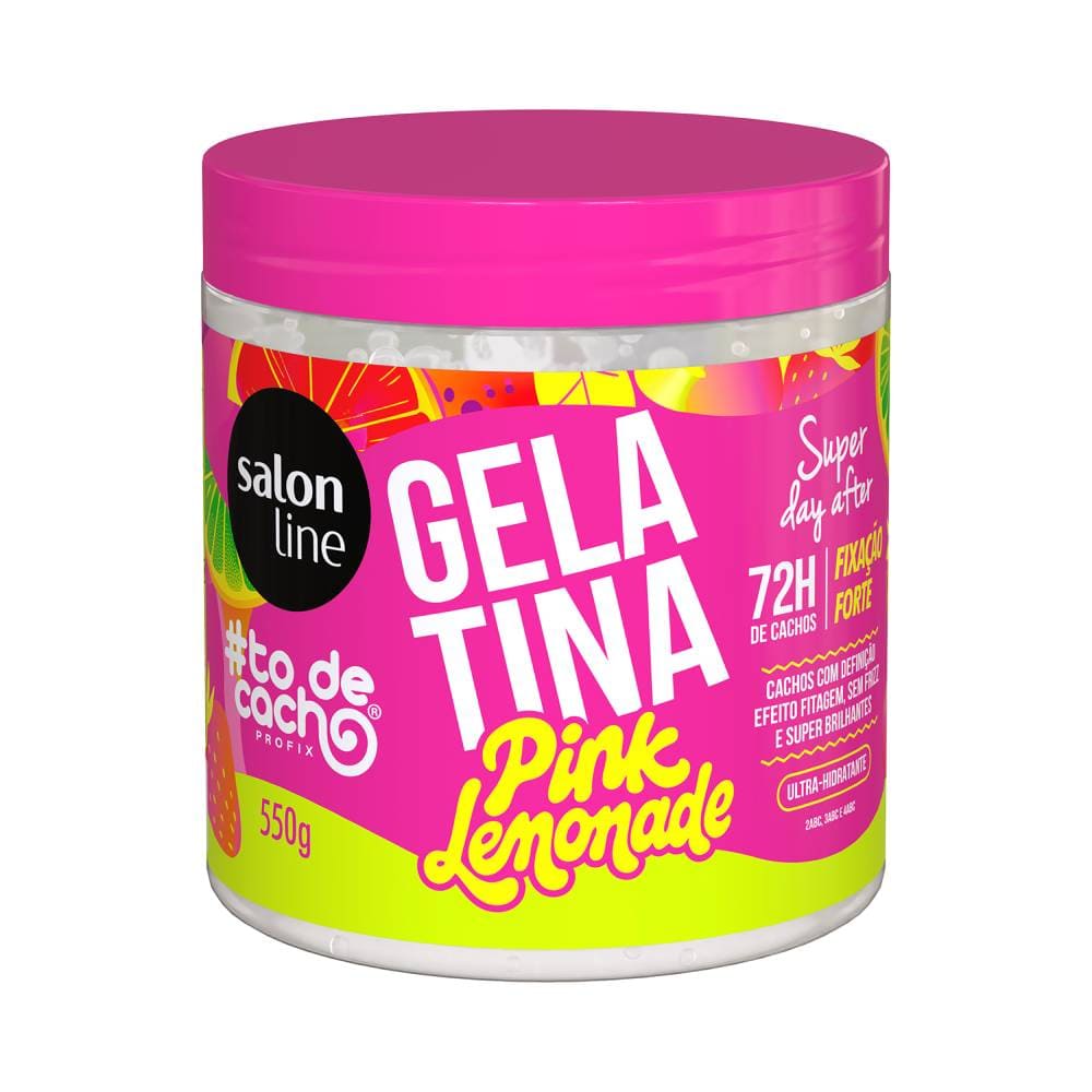 Gelatina Salon Line #ToDeCacho Pink Lemonade 550g