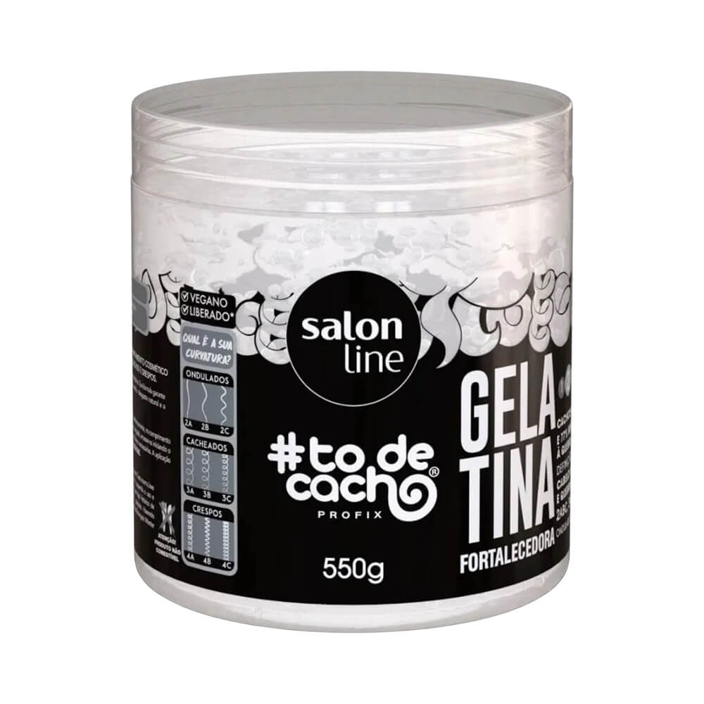 Gelatina Óleo de Argan #todecacho Reparação e Brilho Salon Line 550g