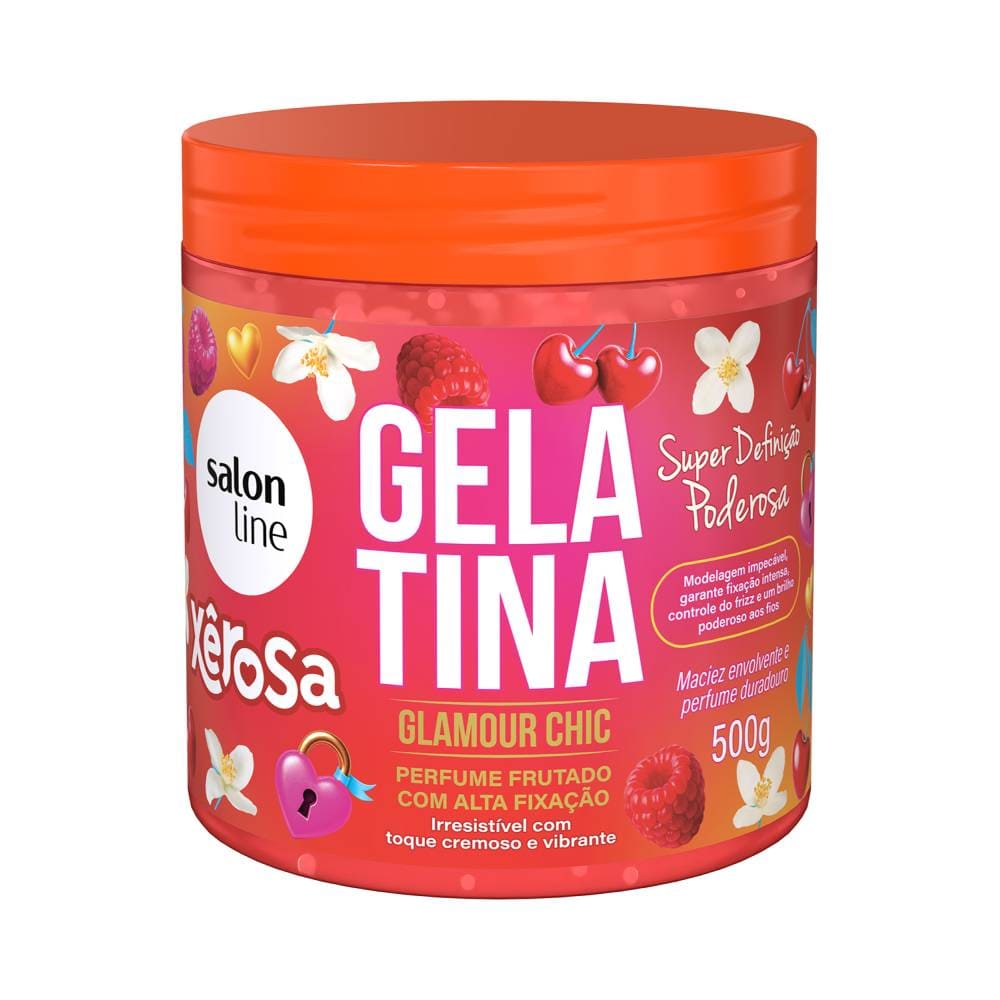 Gelatina Salon Line Xêrosa Glamour Chic 500g