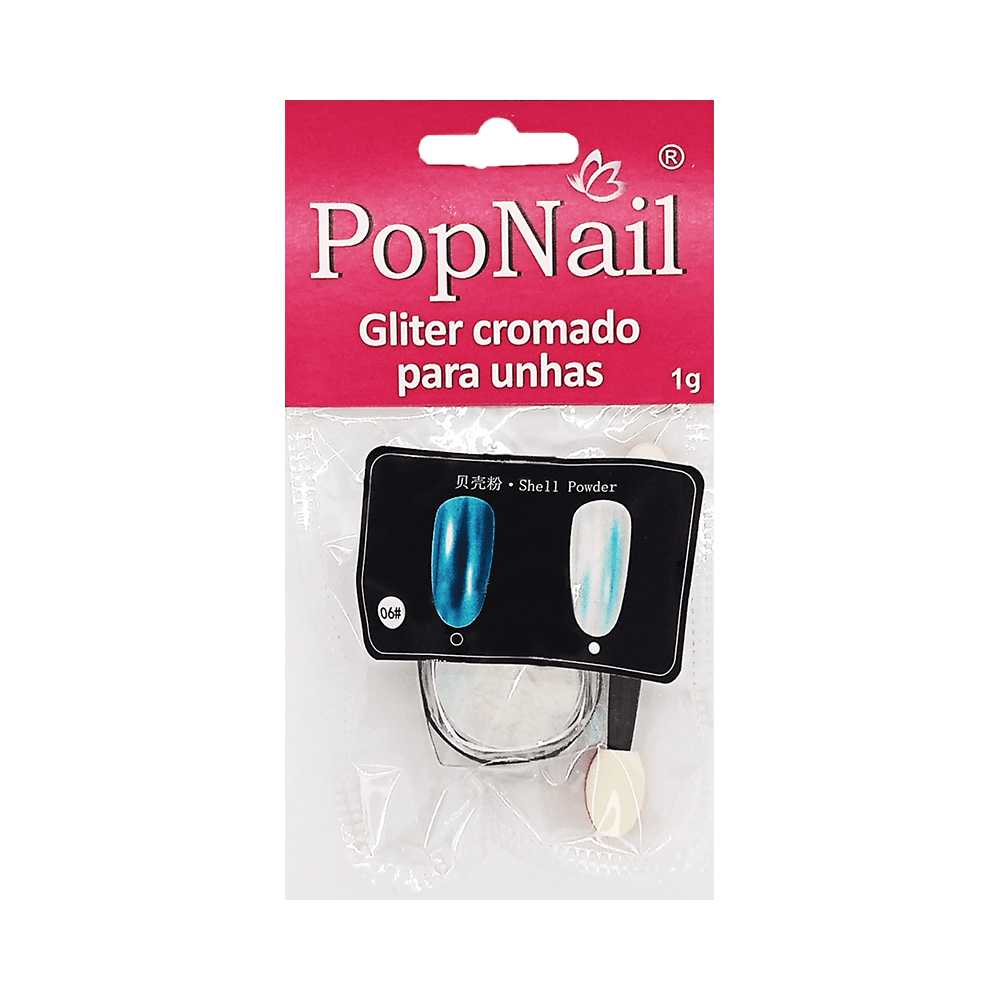 Glitter Pop Nail Cromo Colorido