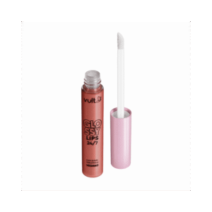 Gloss Labial Vult Cor Pêssego Cintilante Glossy Lips 24/7