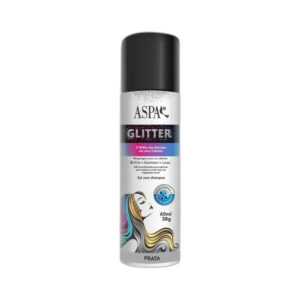 Hair Spray Aspa Glitter Prata 60ml