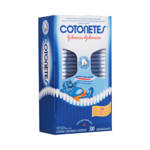 Haste Flexível Cotonetes Johnson & Johnson Com 300 Unidades