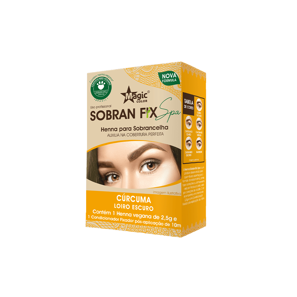 Henna Sobran Fix Spa Magic Color Loiro Escuro