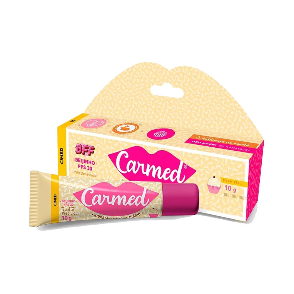 Hidratante Labial Carmed BFF Beijinho FPS30