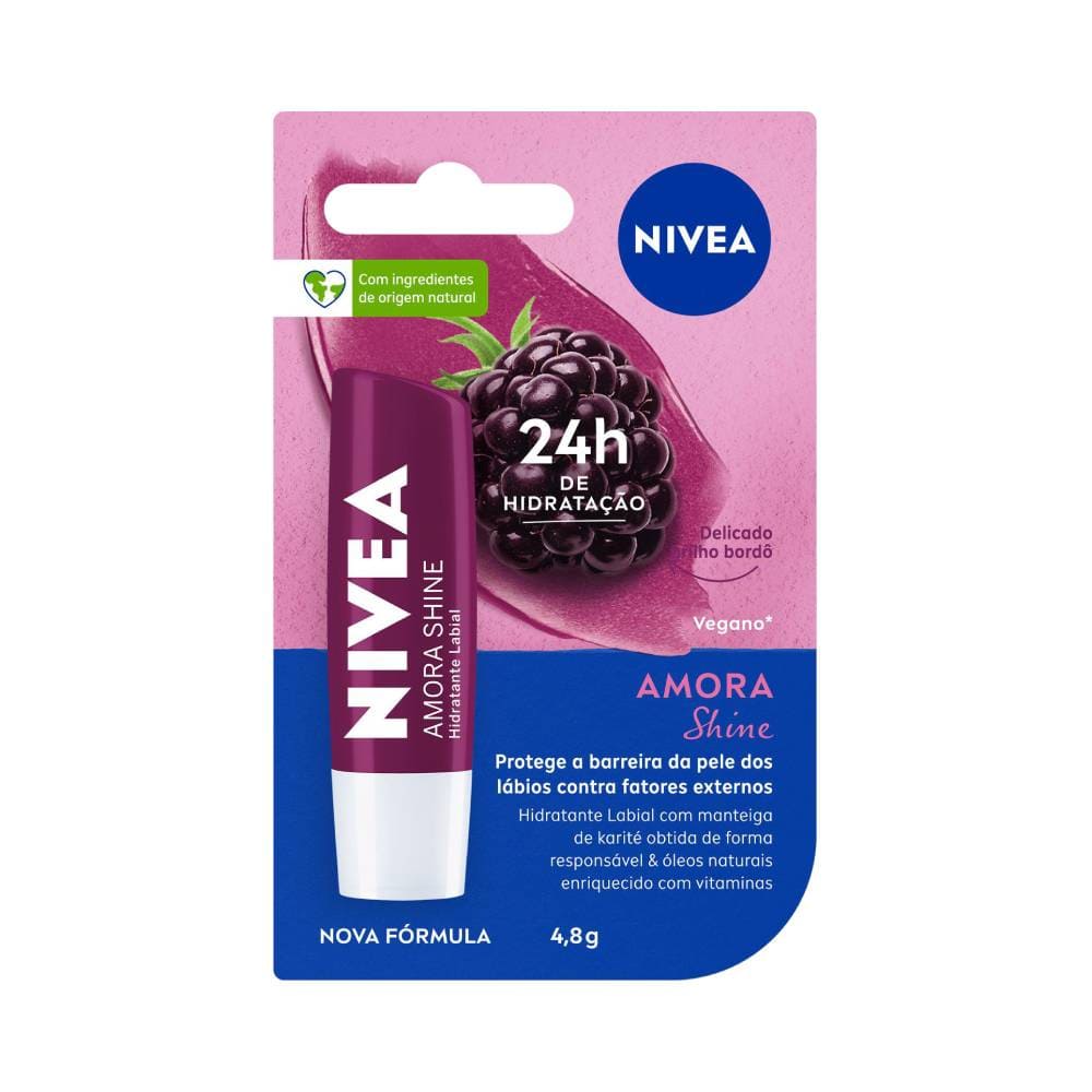 Hidratante Labial Nivea Amora Shine