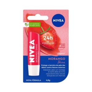 Hidratante Labial Nivea Morango Shine