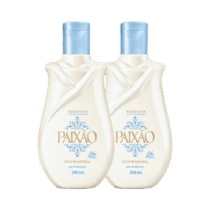 Kit Hidratante Paixão Inspiradora com Óleo de Amêndoas ação desodorante 200ml (2 Produtos)