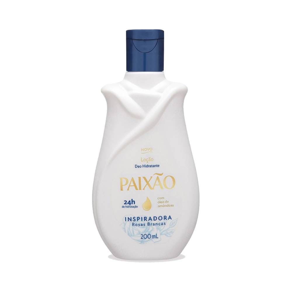 Hidratante Paixão Inspiradora com Óleo de Amêndoas ação desodorante 200ml