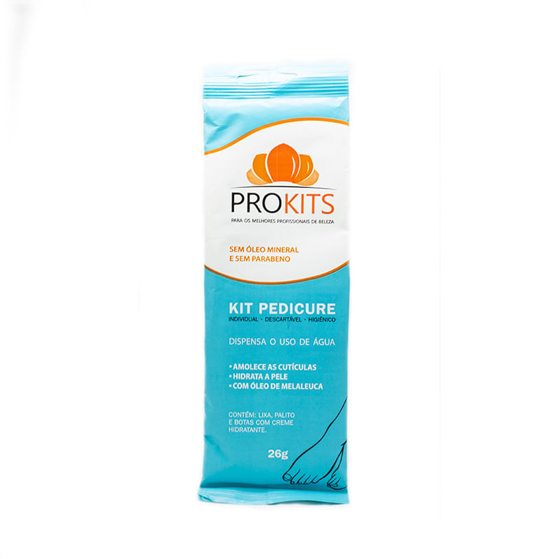 Kit Pedicure Bota + Lixa + Palito Prokits