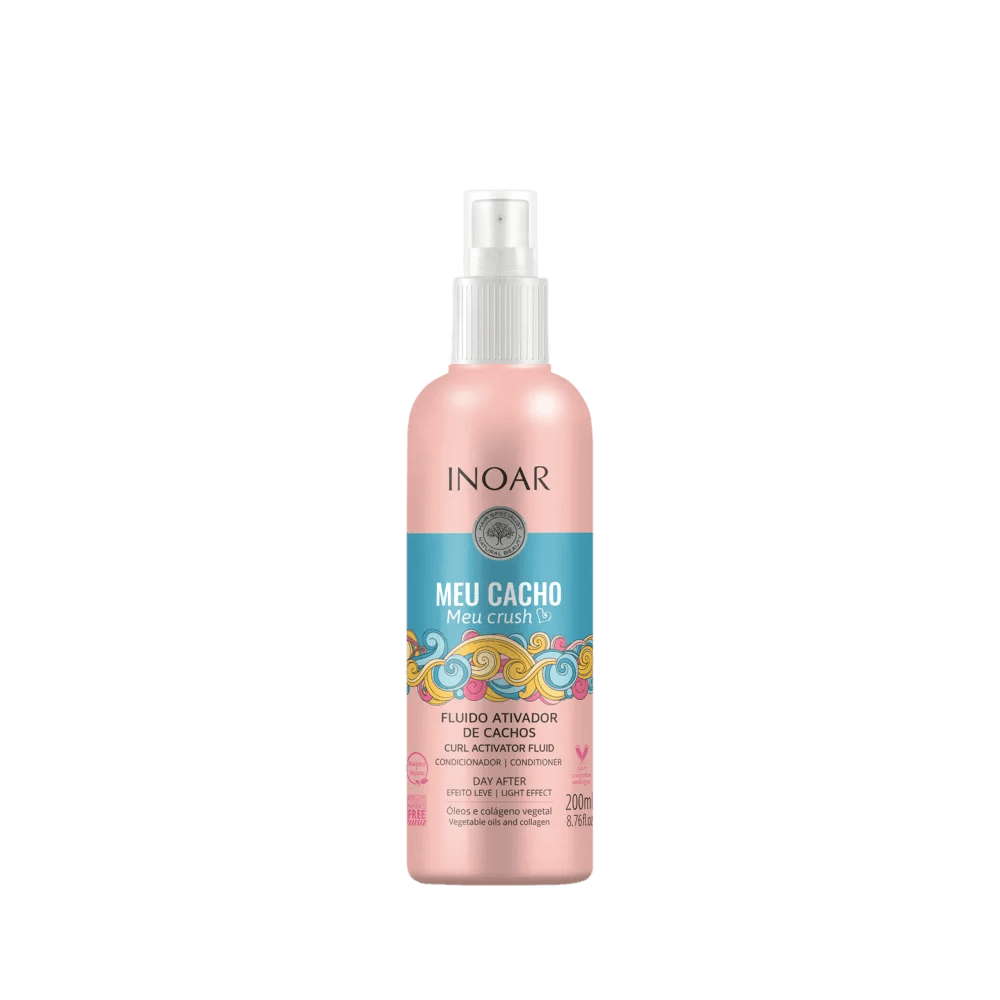 Fluido Ativador de Cachos Inoar Meu Cacho, Meu Crush 200ml