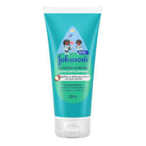 Creme para Pentear Johnson's Baby Blackinho Poderoso 200ml