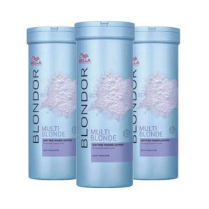Kit 3 Descolorantes Wella Professionals Blondor Multi Blonde Powder