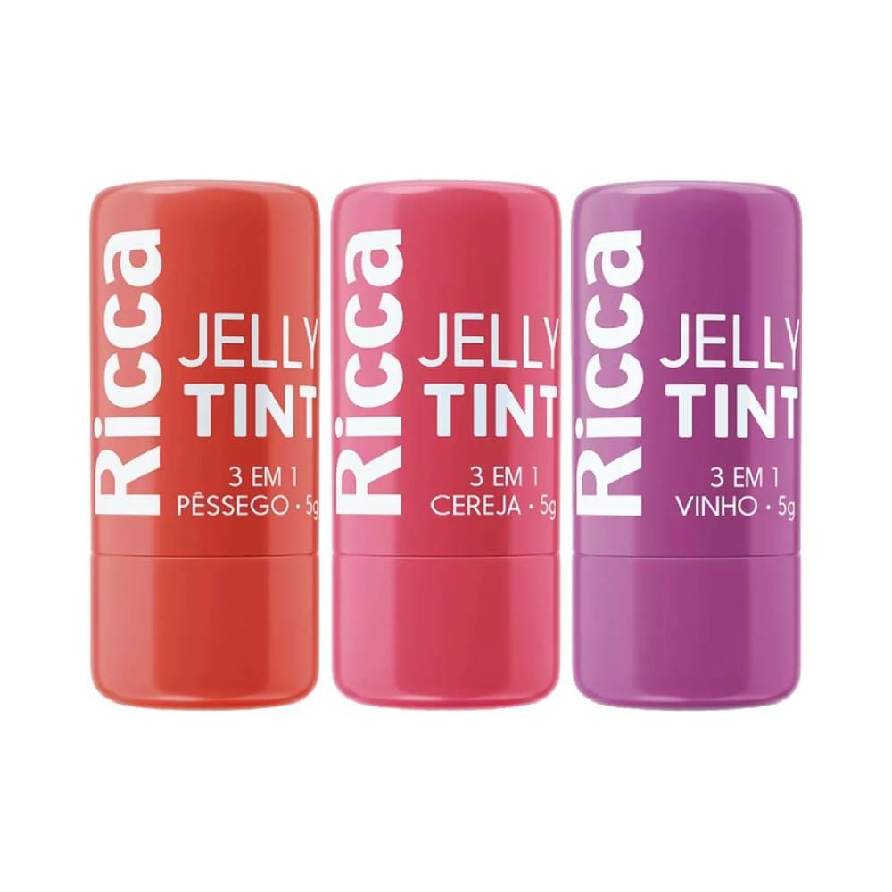 Kit 3 Jelly Tint Ricca Stick