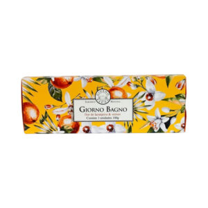 Kit 3 Sabonetes Giorno Bagno Flor de Laranjeira e Vetiver 100g