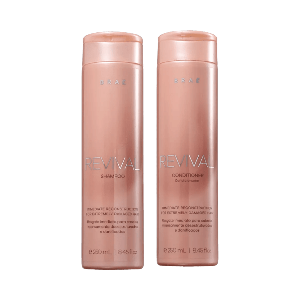 Kit Braé Revival Reconstrutor Shampoo + Condicionador