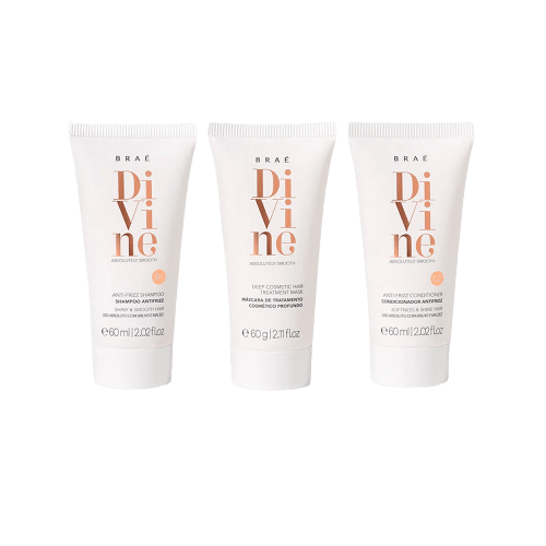Kit Braé Travel Divine Shampoo + Condicionador + Máscara