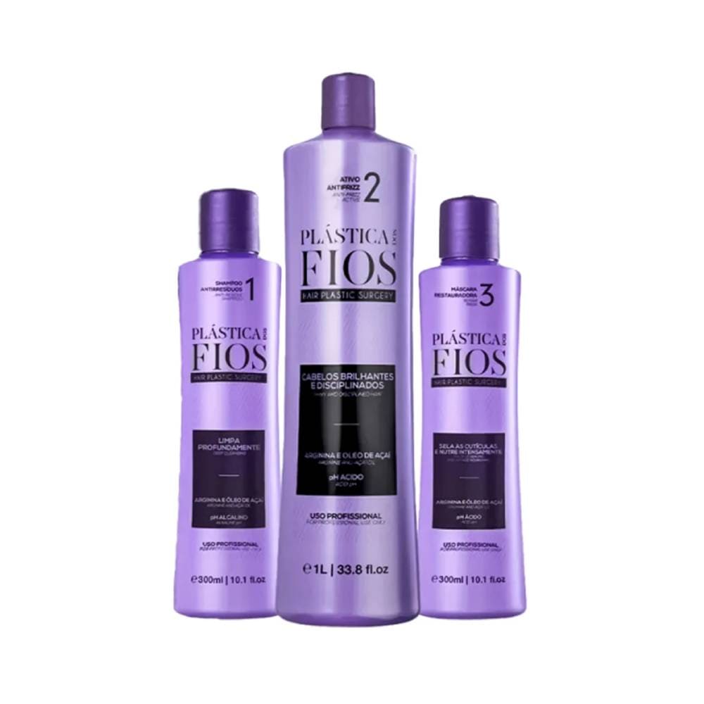 Kit Cadiveu Professional Plástica dos Fios Disciplina Máxima (3 Produtos)