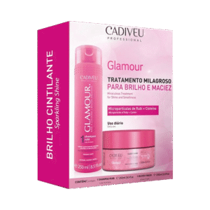 Kit Cadiveu Shampoo 250ml + Máscara Glamour 200ml