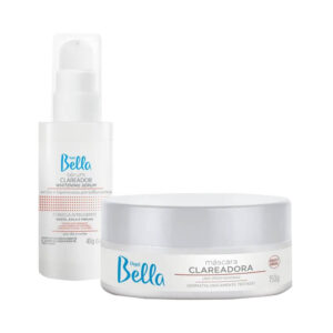 Kit Sérum + Máscara Clareadora Depil Bella para Rosto e Axilas