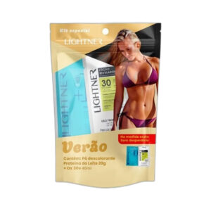 Kit Cless Lightner Verão Pó Descolorante Proteínas do Leite + Água Oxigenada 30 Volumes