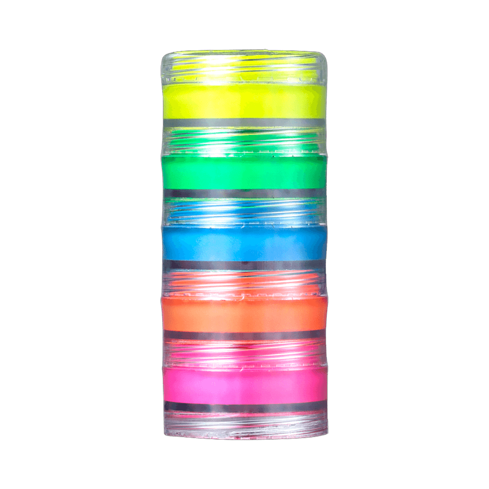 Kit ColorMake 5 Tinta Neon Facial Fluorescente 5 Unidades