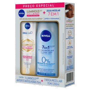 Kit Creme Nivea Cellular Luminous 630º 15ml + Água Micelar Nivea 200ml