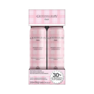 Kit Desodorante Aerosol Giovanna Baby Classic 150ml 2 Unidades