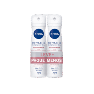 Kit Desodorante Nivea Aerosol Leve + Pague Menos Milk Sensitive