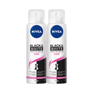 Kit Desodorante Nivea Aerosol Feminino Black & White Leve Mais Pague Menos