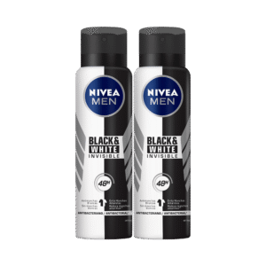Kit Desodorante Nivea Aerosol Masculino Black & White Leve Mais Pague Menos