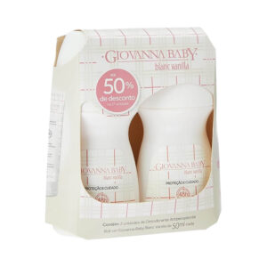 Kit Desodorante Roll-On Giovanna Baby Vanilla 50ml 2 Unidades