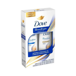 Kit Dove Shampoo 350ml + Condicionador 175ml Reconstrução