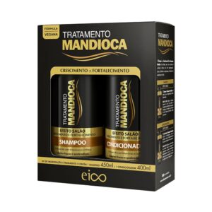 Kit Eico Tratamento Mandioca Shampoo 450ml + Condicionador 400ml