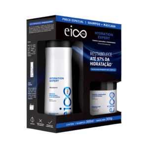 Kit Eico Shampoo 300ml + Máscara 300g Hydration Expert