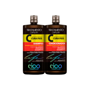 Kit Eico Life Cura Fios Duo 450ml (2 Produtos)