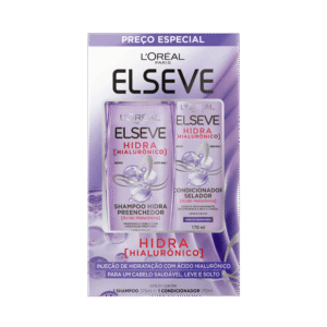 Kit Elseve Hidra Hialurônico Shampoo 375ml + Condicionador 170ml