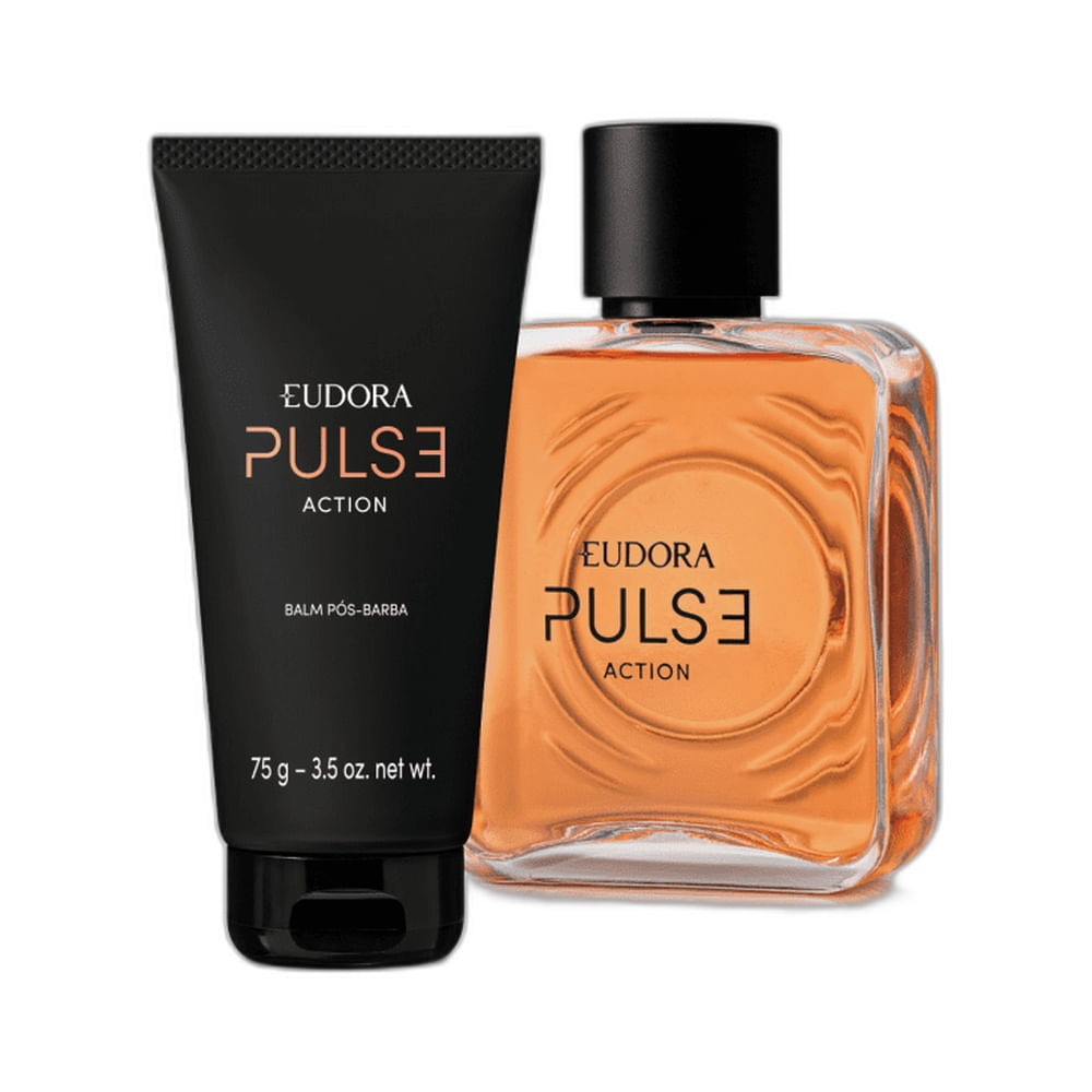 Kit Eudora Desodorante Colônia + Balm Pós-Barba Pulse Action