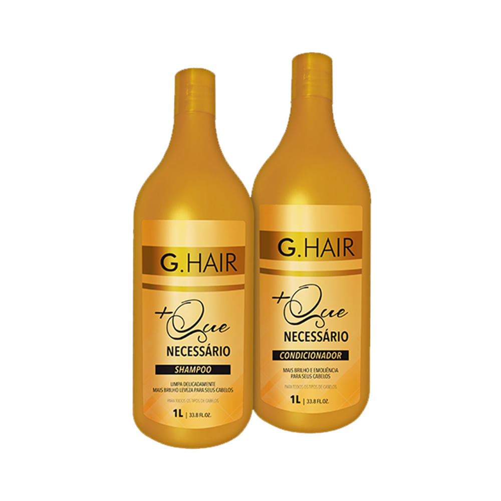 Kit G Hair Shampoo + Condicionador + Que Necessário 1000ml