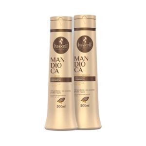 Kit Haskell Mandioca Shampoo + Condicionador 500ml