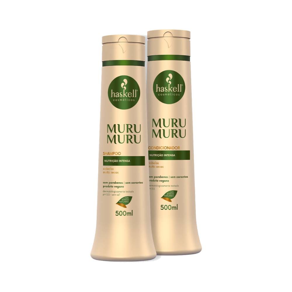 Kit Haskell Shampoo + Condicionador Murumuru 500ml