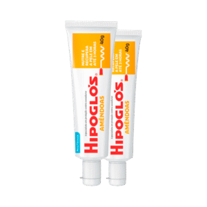 Kit Hipoglos Creme para Assaduras Amêndoas 40g 2 Unidades