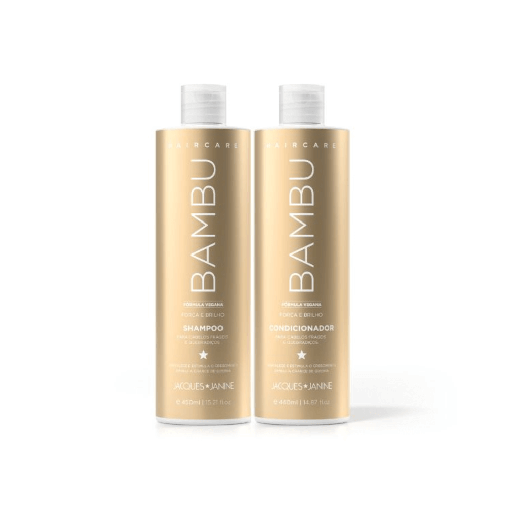 Kit Jacques Janine Hair Care Bambu Shampoo 450ml + Condicionador 440ml