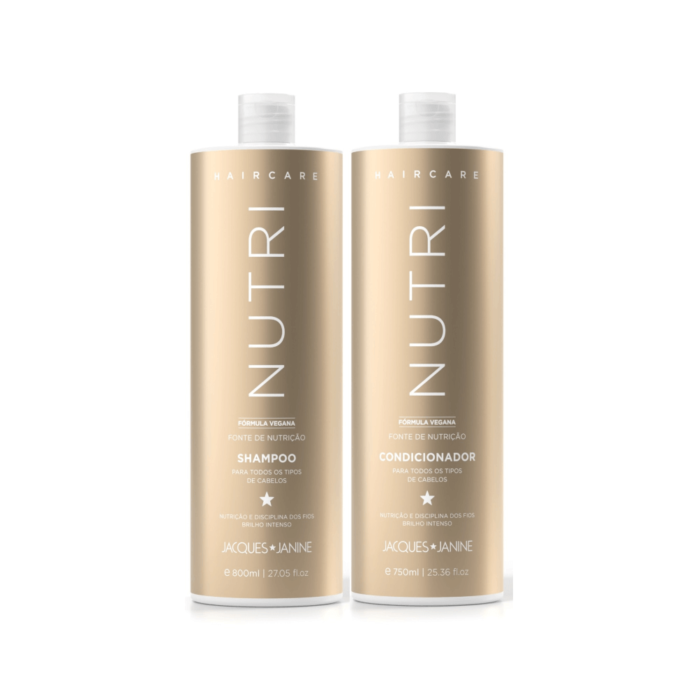 Kit Jacques Janine Hair Care Nutri Shampoo 800ml + Condicionador 750ml