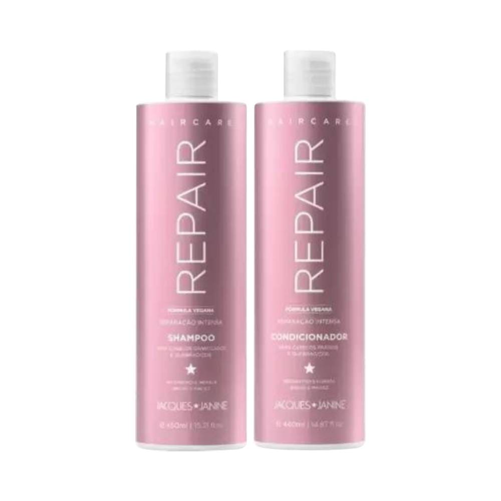 Kit Jacques Janine Hair Care Repair Shampoo 450ml + Condicionador 440ml
