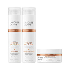 Kit Jacques Janine Shampoo + Condicionador + Máscara Power Nutrition