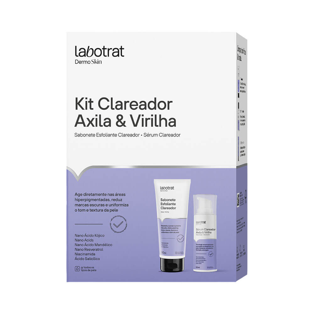 Kit Labotrat Clareador Axila e Virilha 110g