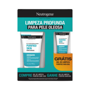 Kit Neutrogena Gel de Limpeza 150g + Gel de limpeza 60g Purified Skin